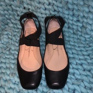 Black Jessica Simpson Ballet Flats